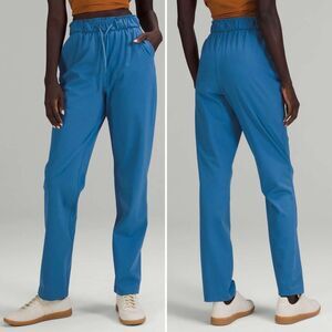 Lululemon Keep Moving High Rise Full Length Pant in Soft Denim